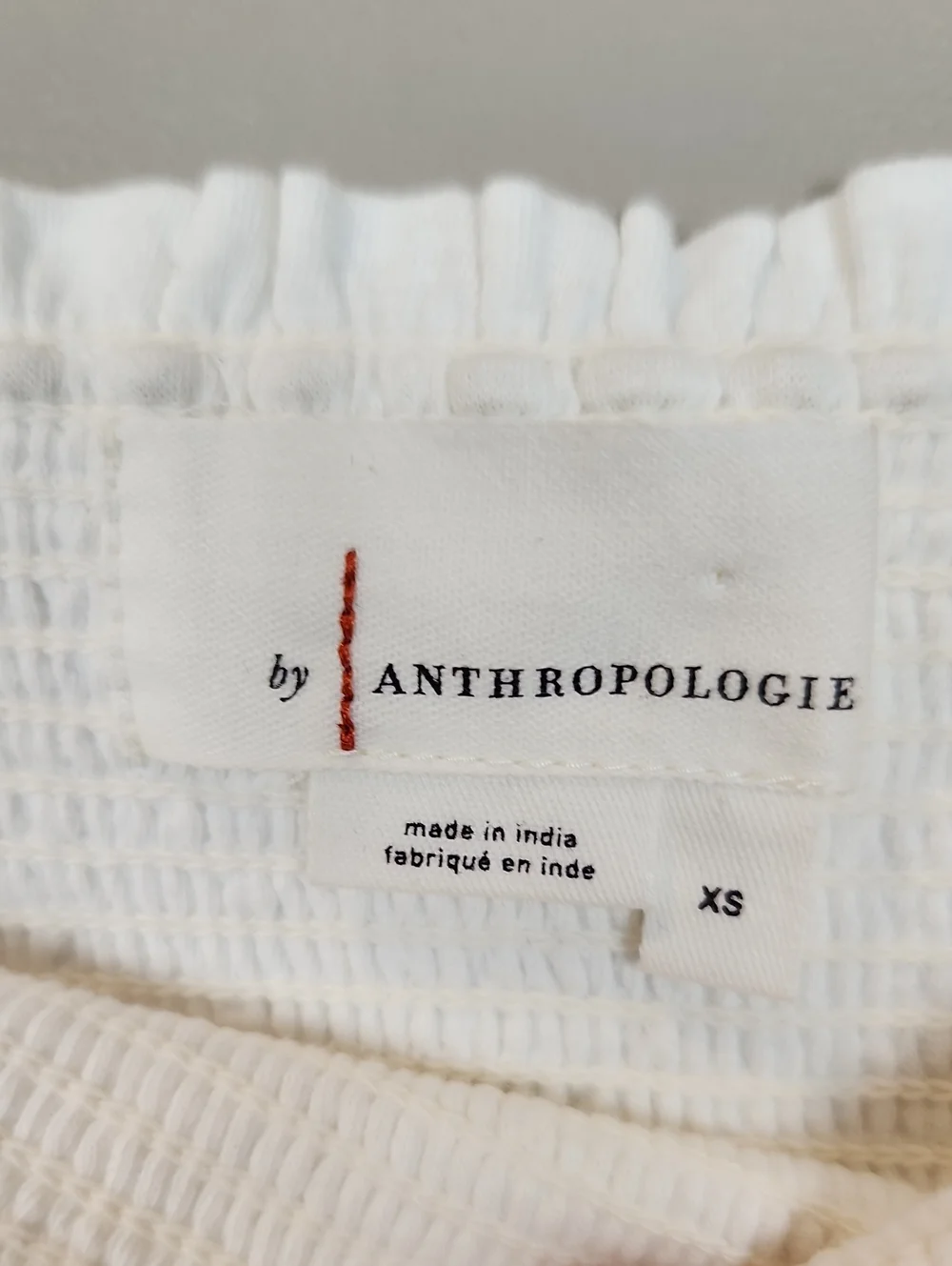 Anthropologie smocked square